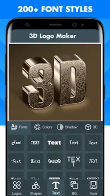 3D Logo Maker android App screenshot 3